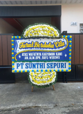 Papan Bunga Duka di Bojongtugu