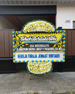Papan Bunga Duka di Bojongtugu